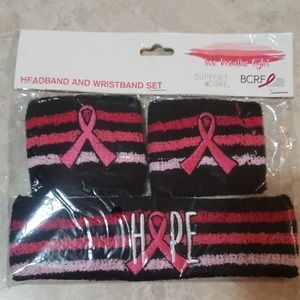 Headband and wristband set